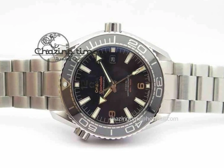 0308 Planet Ocean 2016 43.5mm SS OM 1:1 Best Edition Black Dial On SS Bracelet A Cozy 8162